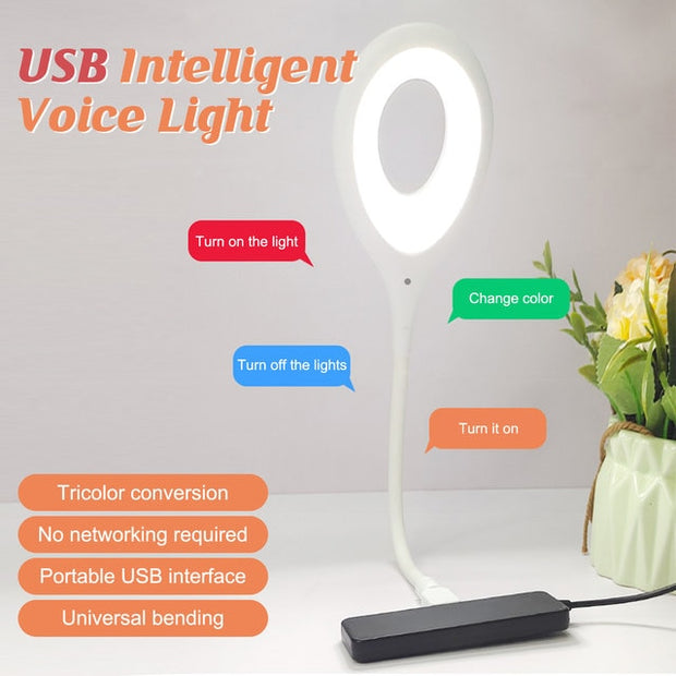 Smart intelligent Voice Light Control USB Night Light for Bedroom Product Code: 7