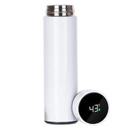 Insulated 304 Stainless Steel Smart Temperature Display Touch Water Cup, Straight Body, with LED Display