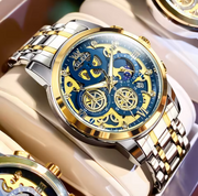 OLEVS Luxury Men's Watches Fashion High Grade Quartz Watch Men New Concept Design