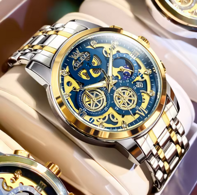OLEVS Luxury Men's Watches Fashion High Grade Quartz Watch Men New Concept Design