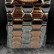 Elegant Multti Ladies Quartz Watch with Crystal Bezel – Premium Bracelet Design (White Dial)