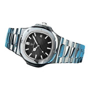 Classic Stainless Steel Square Men Wristwatches Quartz Date Poedagar Watch for Men Reloj Poedagar