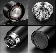 Insulated 304 Stainless Steel Smart Temperature Display Touch Water Cup, Straight Body, with LED Display